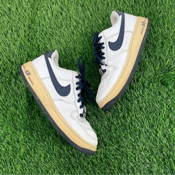 2009 Nike Air Force 1 Low Perf White Obsidian - Picture 2 of 8